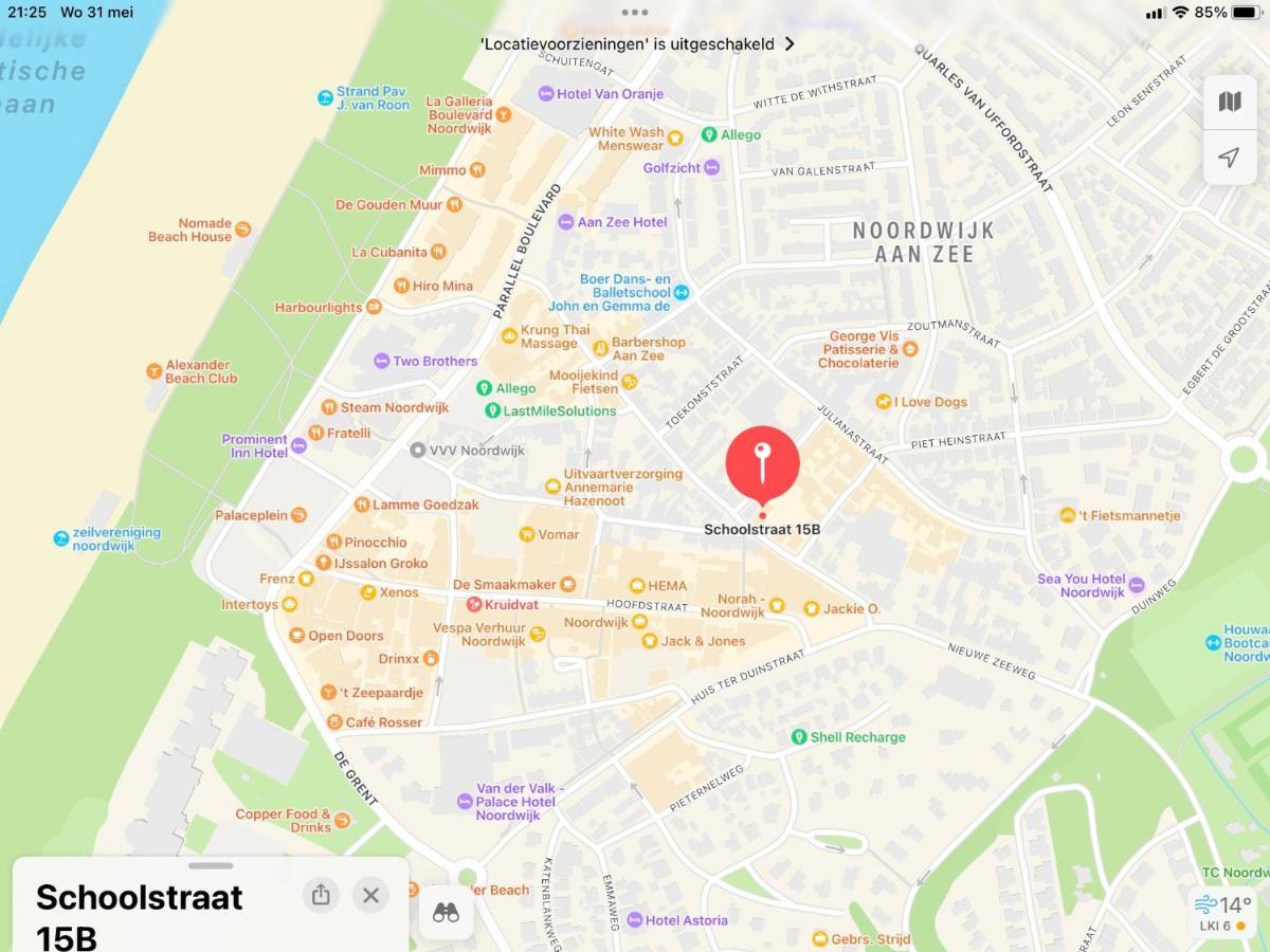 Appartement-Gratis Parkeren -Bij Strand En In Het Centrum Noordwijk Dış mekan fotoğraf